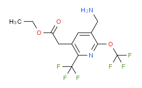 AM147160 | 1806779-01-0 | Ethyl 3-(aminomethyl)-2-(trifluoromethoxy)-6-(trifluoromethyl)pyridine-5-acetate