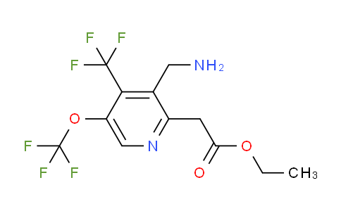 AM147164 | 1806069-12-4 | Ethyl 3-(aminomethyl)-5-(trifluoromethoxy)-4-(trifluoromethyl)pyridine-2-acetate