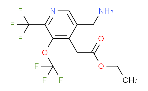 AM147167 | 1805227-34-2 | Ethyl 5-(aminomethyl)-3-(trifluoromethoxy)-2-(trifluoromethyl)pyridine-4-acetate