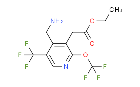 AM147170 | 1804853-89-1 | Ethyl 4-(aminomethyl)-2-(trifluoromethoxy)-5-(trifluoromethyl)pyridine-3-acetate