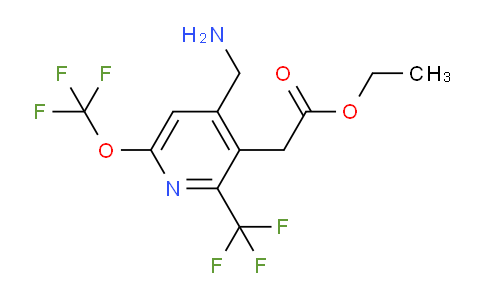 AM147173 | 1806166-11-9 | Ethyl 4-(aminomethyl)-6-(trifluoromethoxy)-2-(trifluoromethyl)pyridine-3-acetate