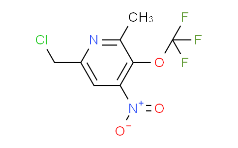 6-(Chloromethyl)-2-methyl-4-nitro-3-(trifluoromethoxy)pyridine