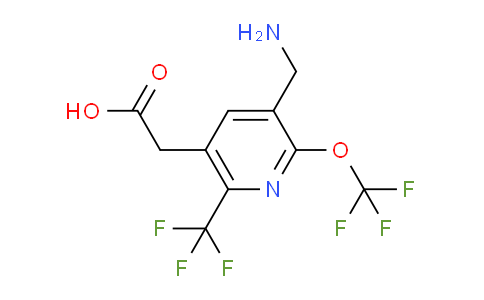 AM147182 | 1805227-10-4 | 3-(Aminomethyl)-2-(trifluoromethoxy)-6-(trifluoromethyl)pyridine-5-acetic acid