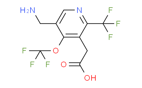 AM147186 | 1805032-42-1 | 5-(Aminomethyl)-4-(trifluoromethoxy)-2-(trifluoromethyl)pyridine-3-acetic acid
