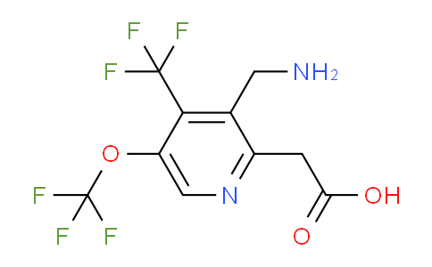 AM147188 | 1804442-21-4 | 3-(Aminomethyl)-5-(trifluoromethoxy)-4-(trifluoromethyl)pyridine-2-acetic acid