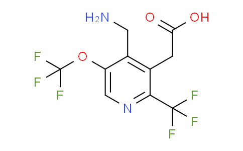 AM147199 | 1806165-77-4 | 4-(Aminomethyl)-5-(trifluoromethoxy)-2-(trifluoromethyl)pyridine-3-acetic acid