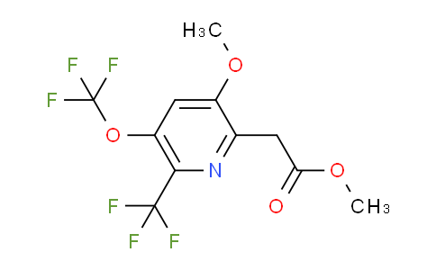 Methyl 3-methoxy-5-(trifluoromethoxy)-6-(trifluoromethyl)pyridine-2-acetate