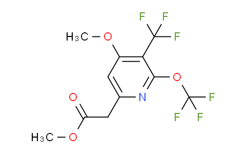 AM147204 | 1806770-06-8 | Methyl 4-methoxy-2-(trifluoromethoxy)-3-(trifluoromethyl)pyridine-6-acetate