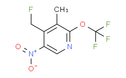 4-(Fluoromethyl)-3-methyl-5-nitro-2-(trifluoromethoxy)pyridine