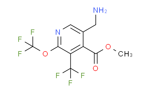 AM147248 | 1805094-34-1 | Methyl 5-(aminomethyl)-2-(trifluoromethoxy)-3-(trifluoromethyl)pyridine-4-carboxylate