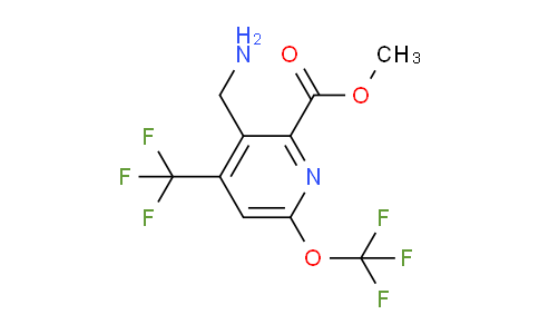 AM147250 | 1805294-48-7 | Methyl 3-(aminomethyl)-6-(trifluoromethoxy)-4-(trifluoromethyl)pyridine-2-carboxylate
