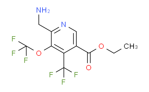 AM147251 | 1804666-34-9 | Ethyl 2-(aminomethyl)-3-(trifluoromethoxy)-4-(trifluoromethyl)pyridine-5-carboxylate