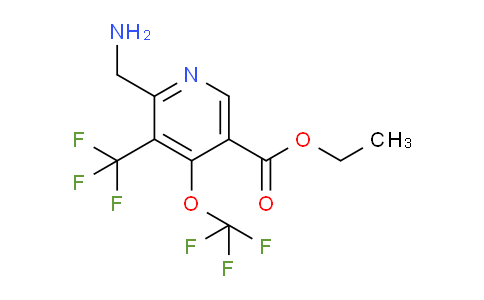 AM147257 | 1806168-12-6 | Ethyl 2-(aminomethyl)-4-(trifluoromethoxy)-3-(trifluoromethyl)pyridine-5-carboxylate