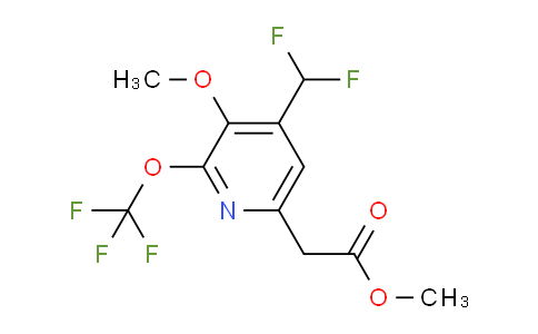 AM147260 | 1805079-63-3 | Methyl 4-(difluoromethyl)-3-methoxy-2-(trifluoromethoxy)pyridine-6-acetate