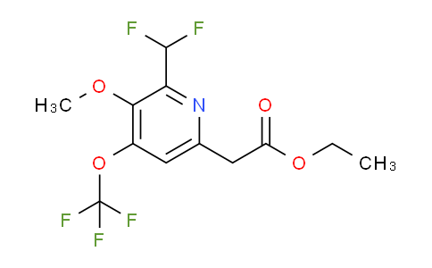 AM147267 | 1806027-55-3 | Ethyl 2-(difluoromethyl)-3-methoxy-4-(trifluoromethoxy)pyridine-6-acetate