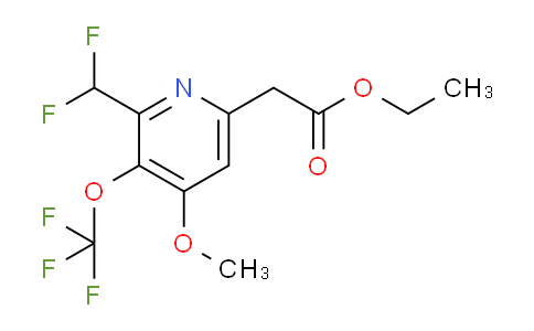 AM147269 | 1806751-26-7 | Ethyl 2-(difluoromethyl)-4-methoxy-3-(trifluoromethoxy)pyridine-6-acetate