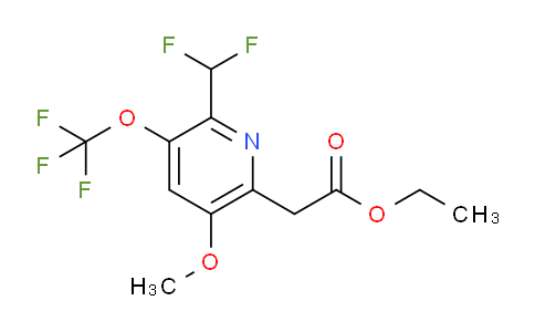 AM147272 | 1804954-68-4 | Ethyl 2-(difluoromethyl)-5-methoxy-3-(trifluoromethoxy)pyridine-6-acetate