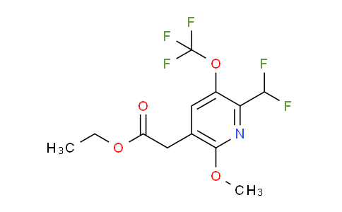 AM147278 | 1804954-83-3 | Ethyl 2-(difluoromethyl)-6-methoxy-3-(trifluoromethoxy)pyridine-5-acetate