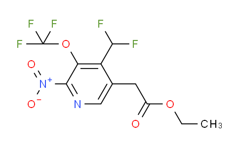 AM147280 | 1806059-84-6 | Ethyl 4-(difluoromethyl)-2-nitro-3-(trifluoromethoxy)pyridine-5-acetate