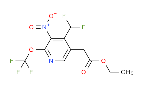 AM147282 | 1804857-03-1 | Ethyl 4-(difluoromethyl)-3-nitro-2-(trifluoromethoxy)pyridine-5-acetate