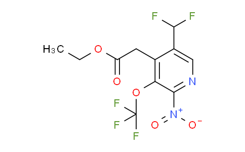 AM147286 | 1805300-69-9 | Ethyl 5-(difluoromethyl)-2-nitro-3-(trifluoromethoxy)pyridine-4-acetate