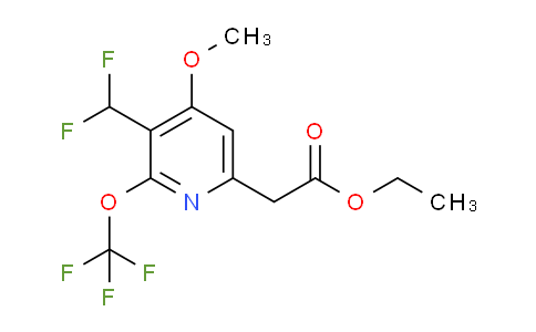 AM147292 | 1806159-91-0 | Ethyl 3-(difluoromethyl)-4-methoxy-2-(trifluoromethoxy)pyridine-6-acetate