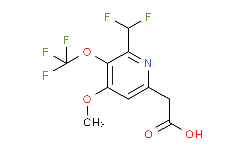AM147296 | 1805066-67-4 | 2-(Difluoromethyl)-4-methoxy-3-(trifluoromethoxy)pyridine-6-acetic acid