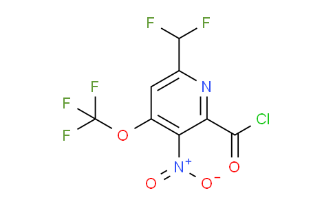 AM147300 | 1806060-34-3 | 6-(Difluoromethyl)-3-nitro-4-(trifluoromethoxy)pyridine-2-carbonyl chloride