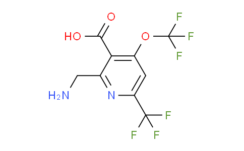 AM147308 | 1804852-15-0 | 2-(Aminomethyl)-4-(trifluoromethoxy)-6-(trifluoromethyl)pyridine-3-carboxylic acid