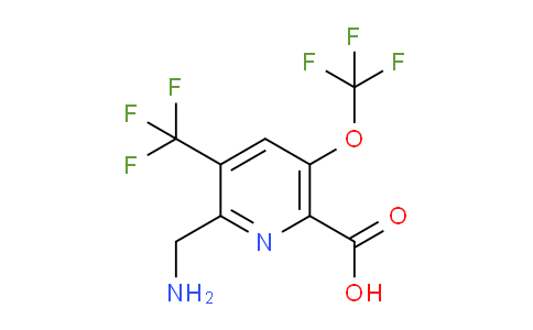 AM147310 | 1806167-76-9 | 2-(Aminomethyl)-5-(trifluoromethoxy)-3-(trifluoromethyl)pyridine-6-carboxylic acid