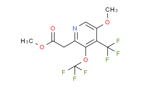 AM147311 | 1804476-70-7 | Methyl 5-methoxy-3-(trifluoromethoxy)-4-(trifluoromethyl)pyridine-2-acetate