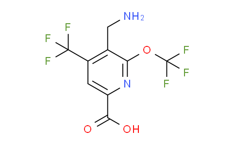 AM147316 | 1805093-83-7 | 3-(Aminomethyl)-2-(trifluoromethoxy)-4-(trifluoromethyl)pyridine-6-carboxylic acid