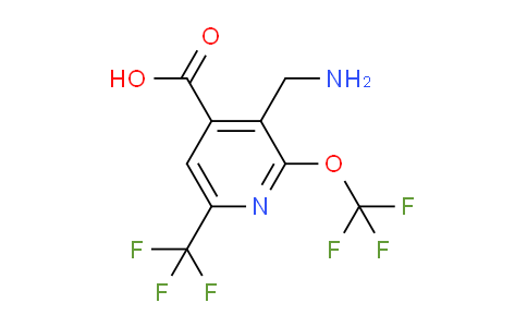 3-(Aminomethyl)-2-(trifluoromethoxy)-6-(trifluoromethyl)pyridine-4-carboxylic acid