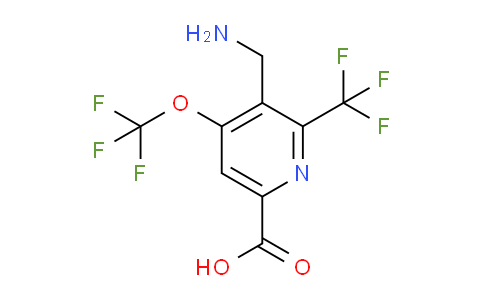 AM147322 | 1805161-43-6 | 3-(Aminomethyl)-4-(trifluoromethoxy)-2-(trifluoromethyl)pyridine-6-carboxylic acid