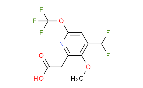 4-(Difluoromethyl)-3-methoxy-6-(trifluoromethoxy)pyridine-2-acetic acid
