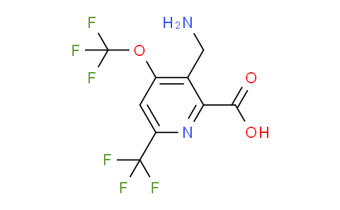 3-(Aminomethyl)-4-(trifluoromethoxy)-6-(trifluoromethyl)pyridine-2-carboxylic acid