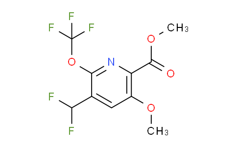 Methyl 3-(difluoromethyl)-5-methoxy-2-(trifluoromethoxy)pyridine-6-carboxylate