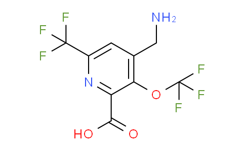AM147336 | 1805296-96-1 | 4-(Aminomethyl)-3-(trifluoromethoxy)-6-(trifluoromethyl)pyridine-2-carboxylic acid