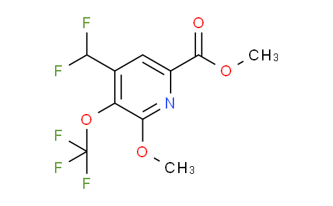 Methyl 4-(difluoromethyl)-2-methoxy-3-(trifluoromethoxy)pyridine-6-carboxylate