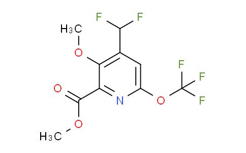 AM147342 | 1806176-56-6 | Methyl 4-(difluoromethyl)-3-methoxy-6-(trifluoromethoxy)pyridine-2-carboxylate