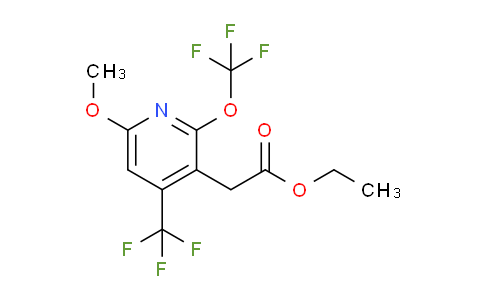 AM147343 | 1806017-33-3 | Ethyl 6-methoxy-2-(trifluoromethoxy)-4-(trifluoromethyl)pyridine-3-acetate