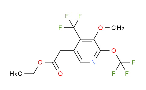 AM147345 | 1805074-64-9 | Ethyl 3-methoxy-2-(trifluoromethoxy)-4-(trifluoromethyl)pyridine-5-acetate