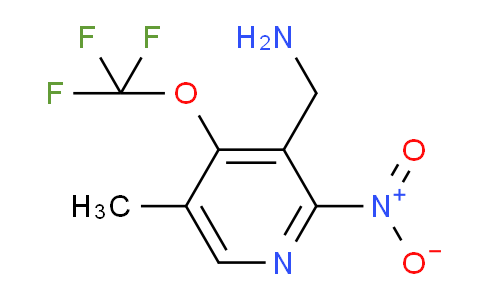 3-(Aminomethyl)-5-methyl-2-nitro-4-(trifluoromethoxy)pyridine