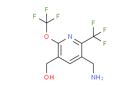 3-(Aminomethyl)-6-(trifluoromethoxy)-2-(trifluoromethyl)pyridine-5-methanol