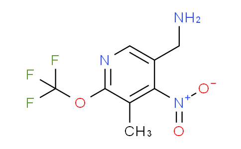 5-(Aminomethyl)-3-methyl-4-nitro-2-(trifluoromethoxy)pyridine