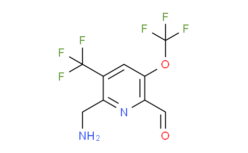 AM147366 | 1803991-34-5 | 2-(Aminomethyl)-5-(trifluoromethoxy)-3-(trifluoromethyl)pyridine-6-carboxaldehyde