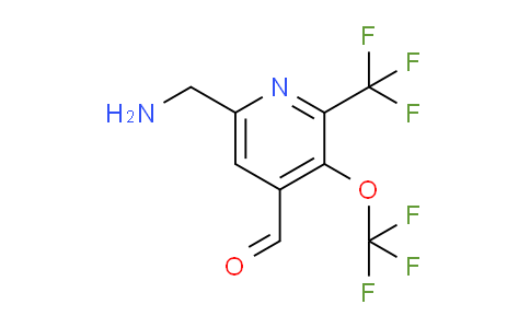6-(Aminomethyl)-3-(trifluoromethoxy)-2-(trifluoromethyl)pyridine-4-carboxaldehyde
