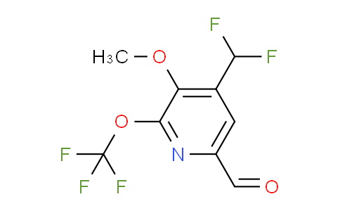 4-(Difluoromethyl)-3-methoxy-2-(trifluoromethoxy)pyridine-6-carboxaldehyde
