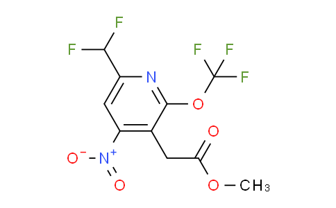 AM147375 | 1804849-47-5 | Methyl 6-(difluoromethyl)-4-nitro-2-(trifluoromethoxy)pyridine-3-acetate