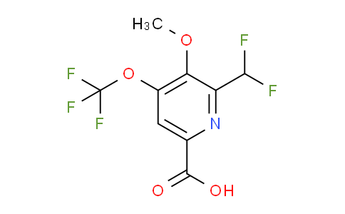 AM147379 | 1806747-38-5 | 2-(Difluoromethyl)-3-methoxy-4-(trifluoromethoxy)pyridine-6-carboxylic acid